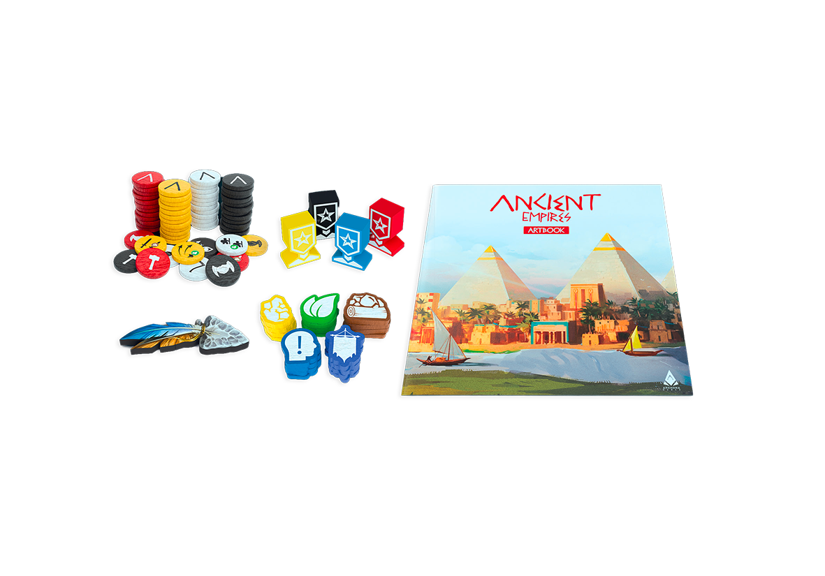 Ancient Empires - Deluxe Pack, componenti (esploso)