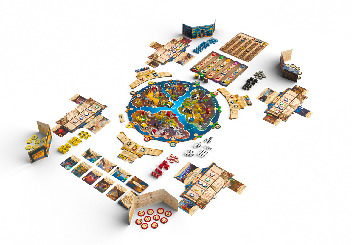 Ancient Empires, componenti (esploso)