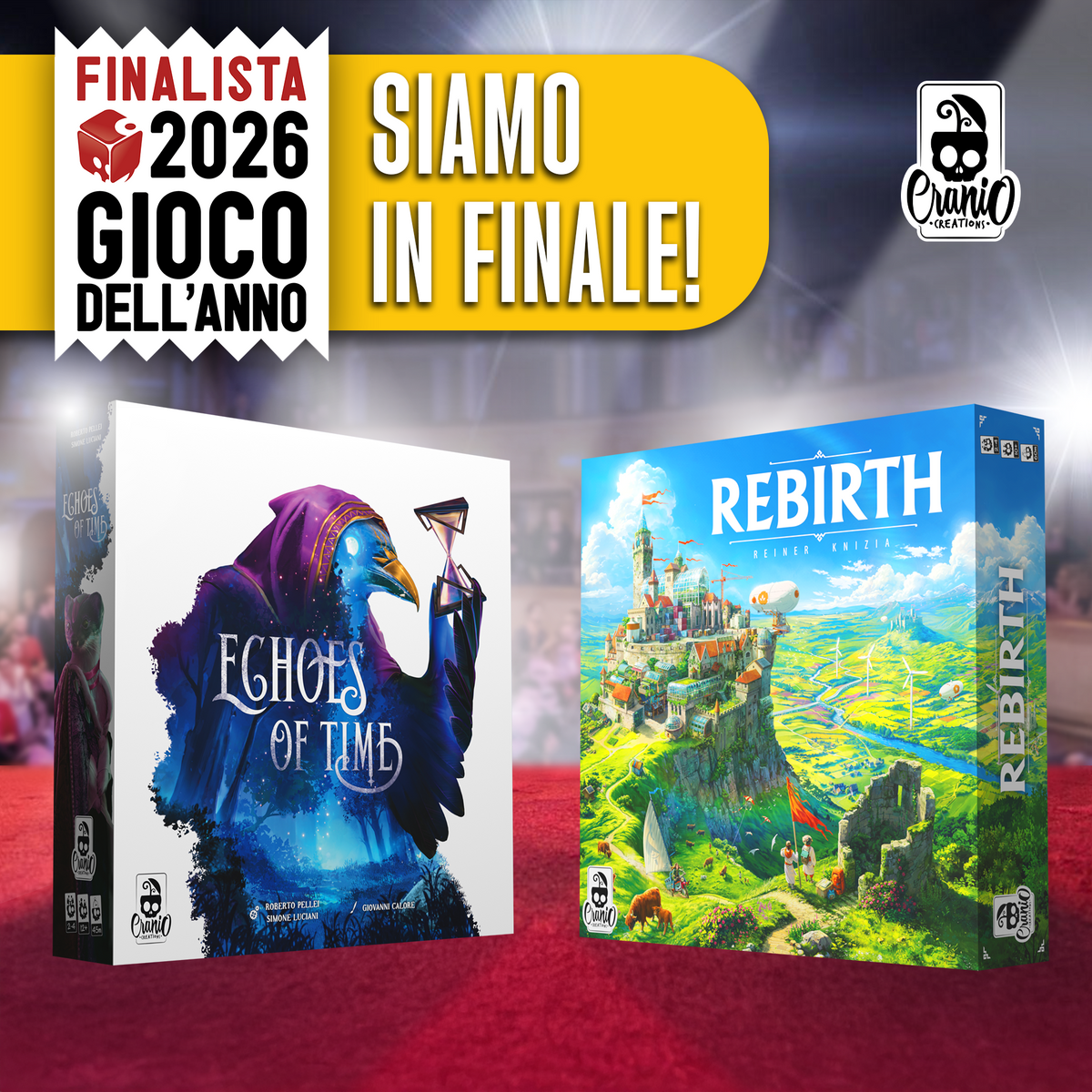 Echoes of Time e Rebith in finale per il Gioco dell'Anno 2026