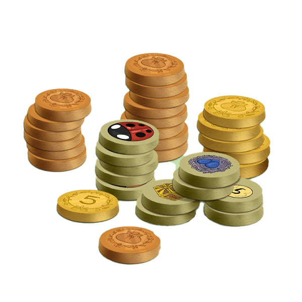 A Wild Venture - Wooden Token Set