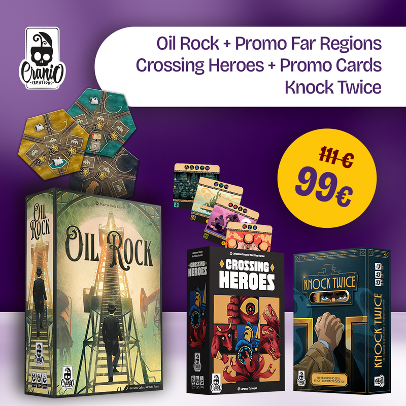 Bundle - Oil Rock + Crossing Heroes + Knock Twice + Promos