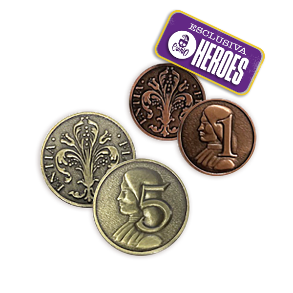 Lorenzo Il Magnifico - Metal Coins
